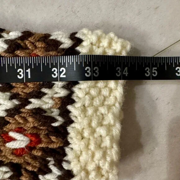 New The Marilyn Monroe 1962 Luxury Chunky Hand Knit Lambswool Wool Cardigan XL - Picture 10 of 15